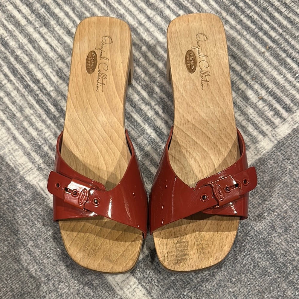 Dr Scholls Women's Red Clogs